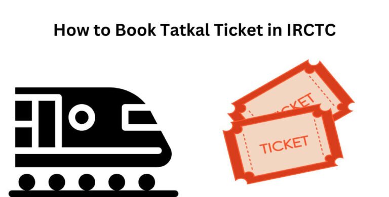 How to Book Tatkal Ticket in IRCTC